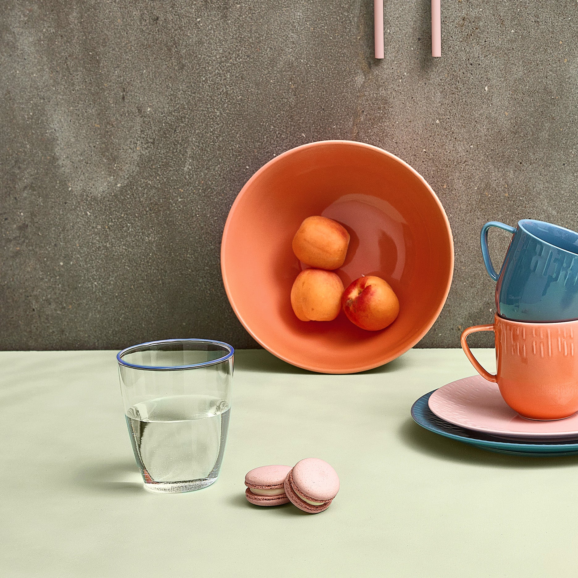 Life In Color Art Trinkglas Blueberry